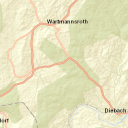 Wartmannsroth Street Map