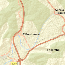 Elfershausen Street Map