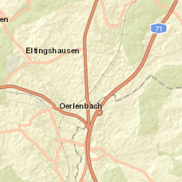 Oerlenbach Street Map