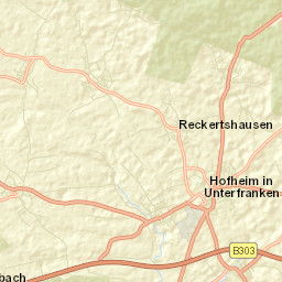 Hofheim in Unterfranken Street Map
