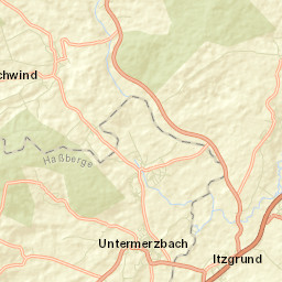 Untermerzbach Street Map