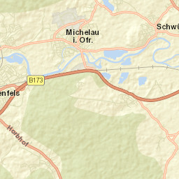 Michelau Street Map