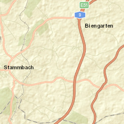 Stammbach Street Map