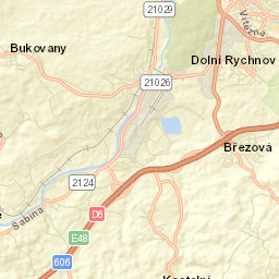 Bukovany Street Map