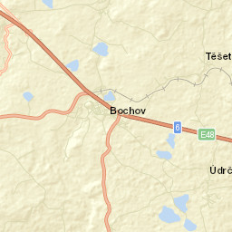 Bochov Street Map