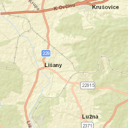 Lužná Street Map