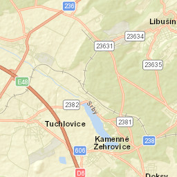 Kamenné Žehrovice Street Map