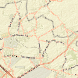 Kbely Street Map