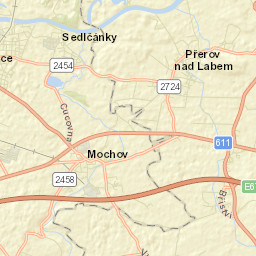 Přerov nad Labem Street Map