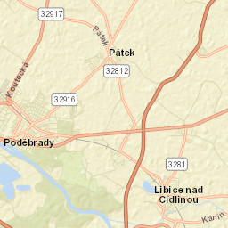 Okres Nymburk Street Map