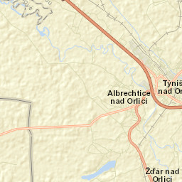 Týniště nad Orlicí Street Map