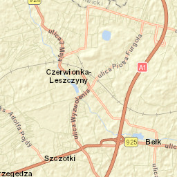 Bełk Street Map