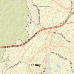 Lędziny Street Map