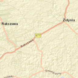 Żołynia Street Map