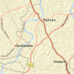 Gorzyce Street Map