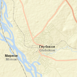 Glubokoye Street Map