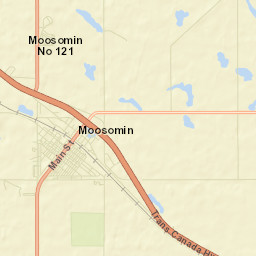 Moosomin Street Map