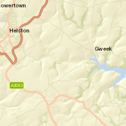 Helston Street Map