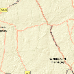 Walincourt-Selvigny Street Map