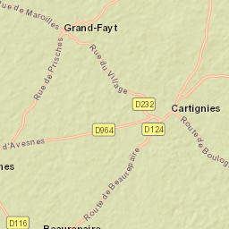 Cartignies Street Map