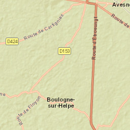 Avesnelles Street Map
