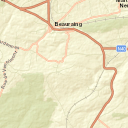 Beauraing Street Map