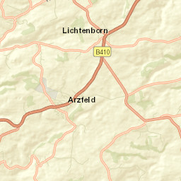 Arzfeld Street Map
