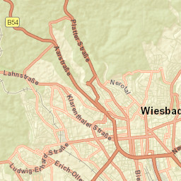 Wiesbaden Street Map