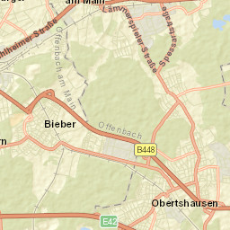 Mühlheim am Main Street Map