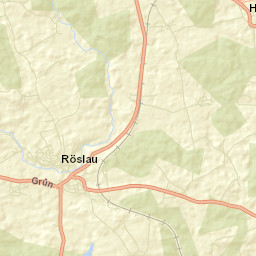 Röslau Street Map