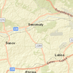 Okres Rakovník Street Map