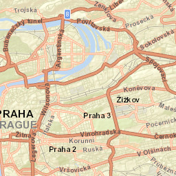 Praha 1 Street Map