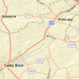 Český Brod Street Map