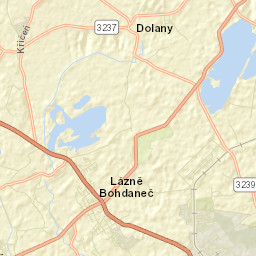 Lázně Bohdaneč Street Map