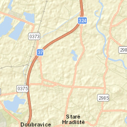 Staré Hradiště Street Map