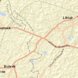 Libiąż Street Map