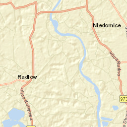 Niedomice Street Map