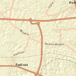 Powiat rzeszowski Street Map
