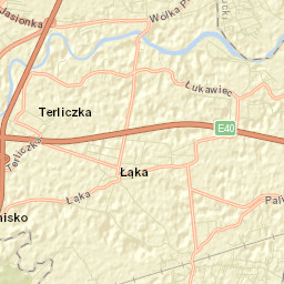 Wólka Podleśna Street Map
