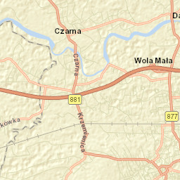Łańcut Street Map