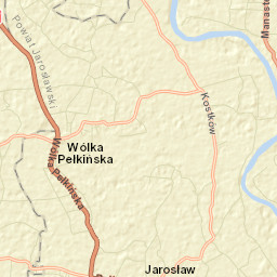 Wólka Pełkińska Street Map