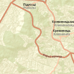 Kremenets Street Map