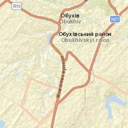 Obukhivs’ka Mis’krada Street Map