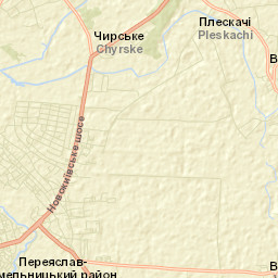 Pereiaslav-Khmelnytskyi Raion Street Map