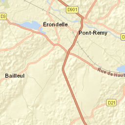 Pont-Remy Street Map