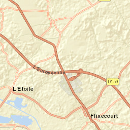 Flixecourt Street Map