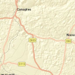 Naours Street Map