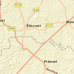 Maretz Street Map