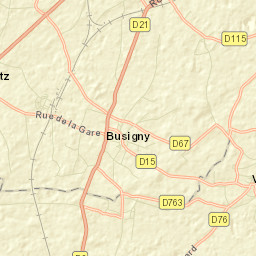Busigny Street Map