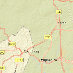 Wignehies Street Map